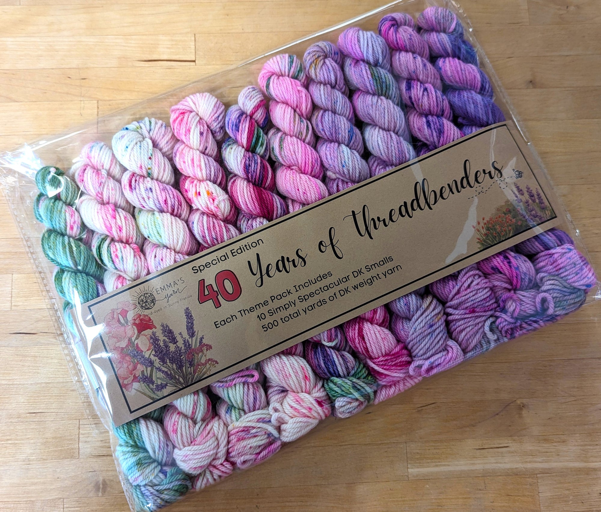Emma's Yarn 40 Years of Threadbender Theme Packs
