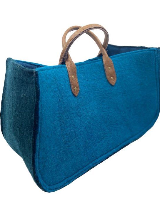 Two-Tone Grab & Go Felt Tote