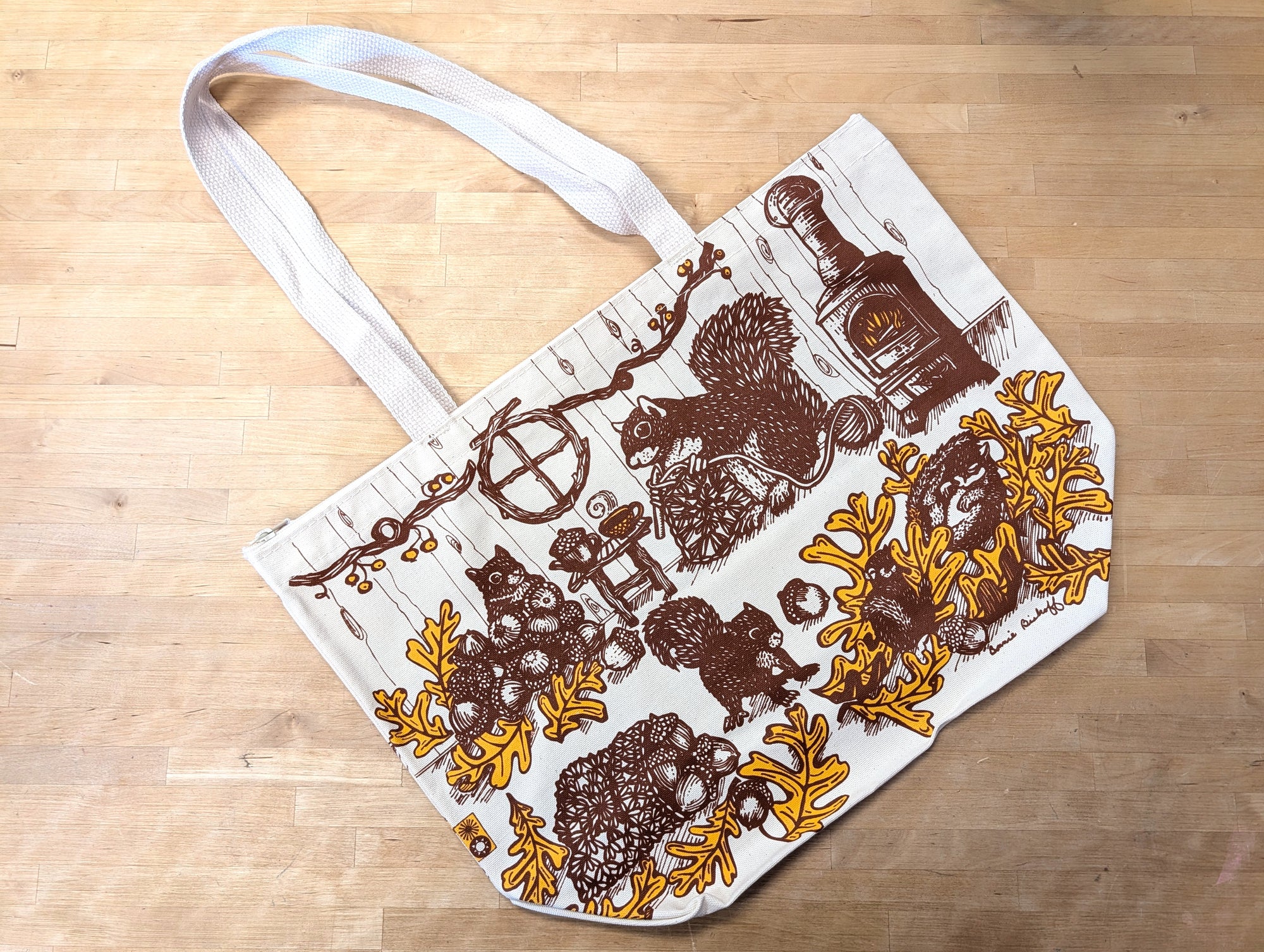 Large Zipper Totes