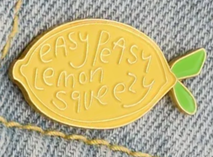 Lemon Squeezy Enamel Pin