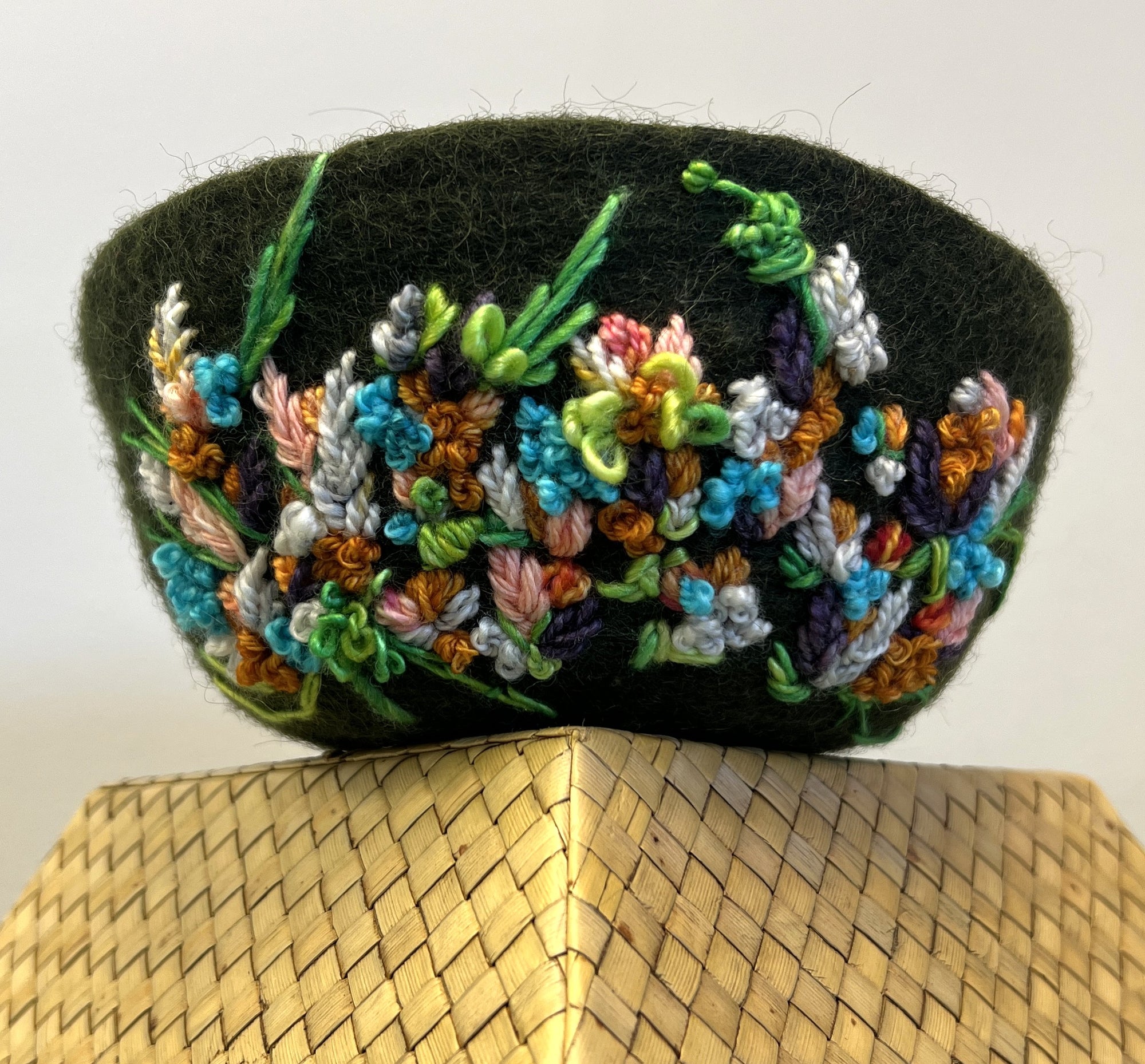 Embroidering on Felt