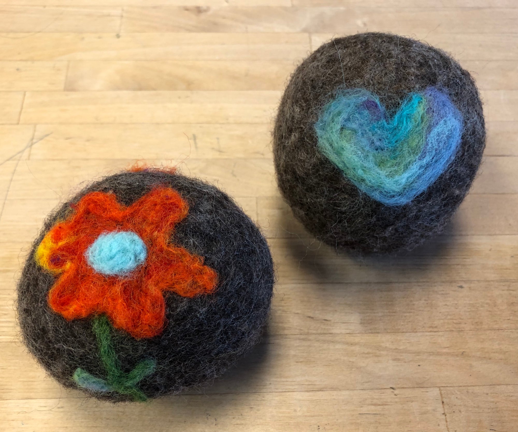 Needle Felted Dryer Balls