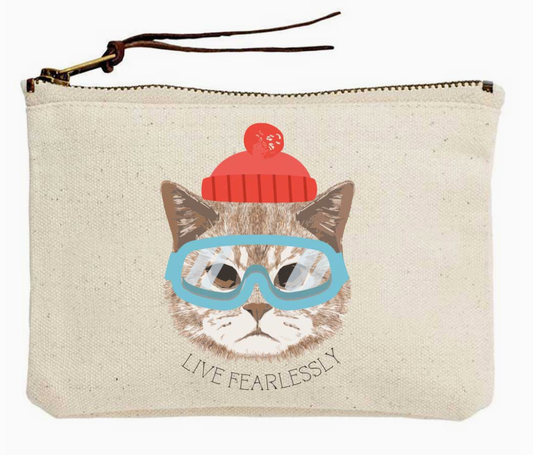 Cutesy Canvas Pouches