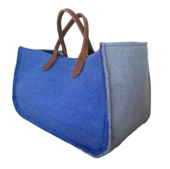 Two-Tone Grab & Go Felt Tote