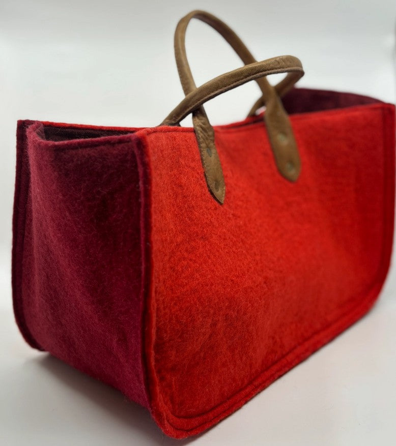 Two-Tone Grab & Go Felt Tote