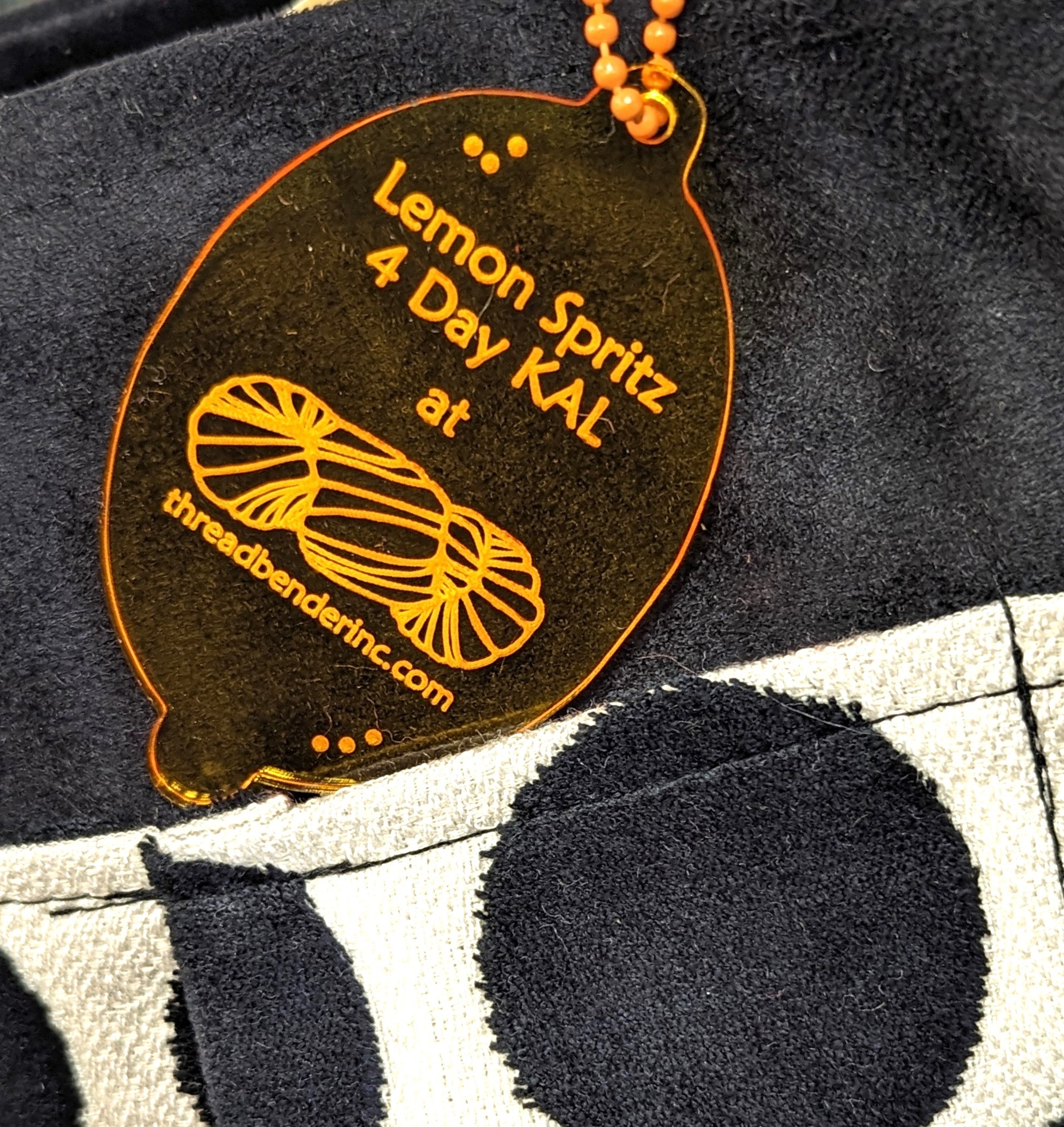 Lemon Spritz Project Bag Tags