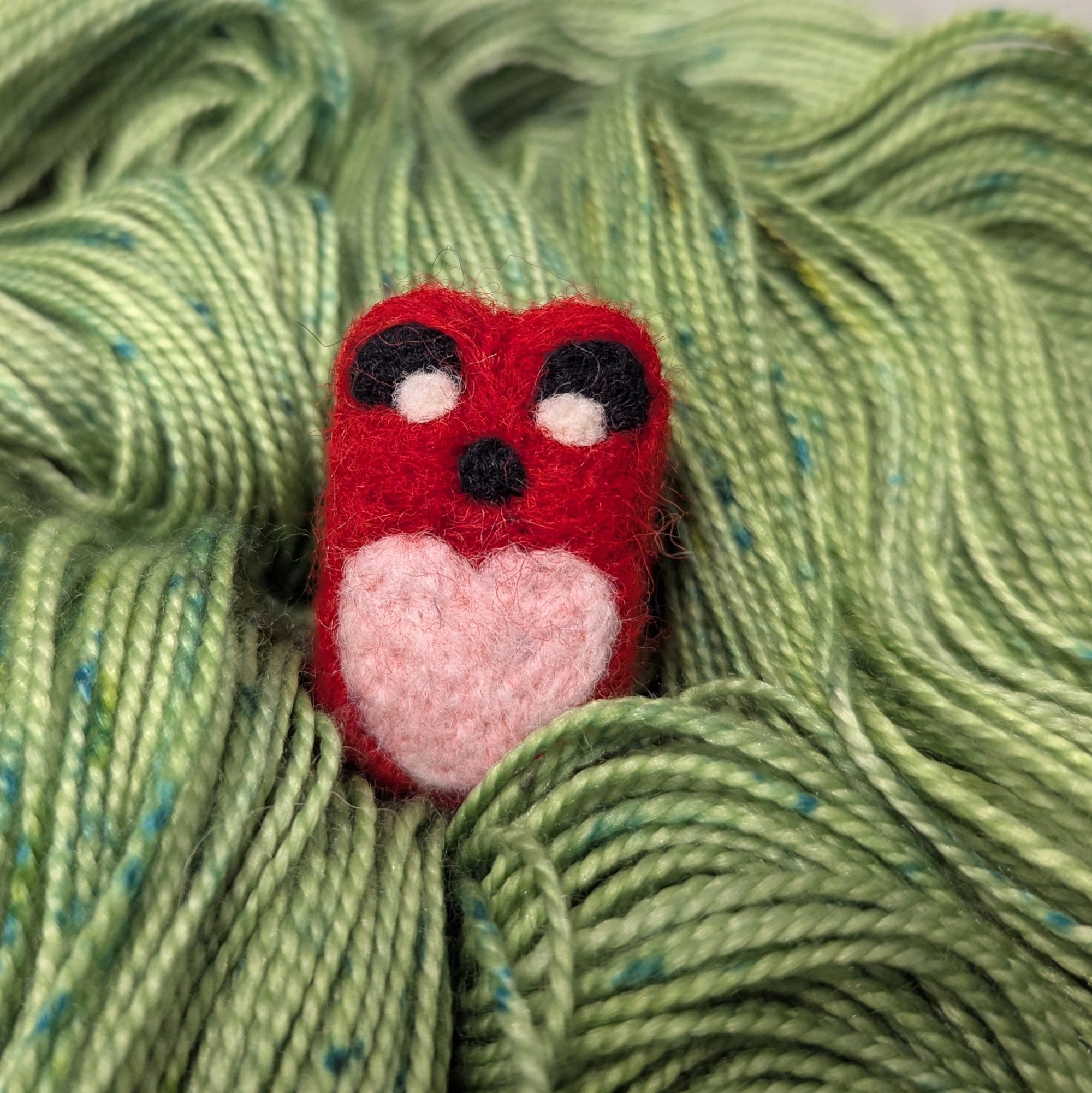 Needle Felted Frog Nuggets