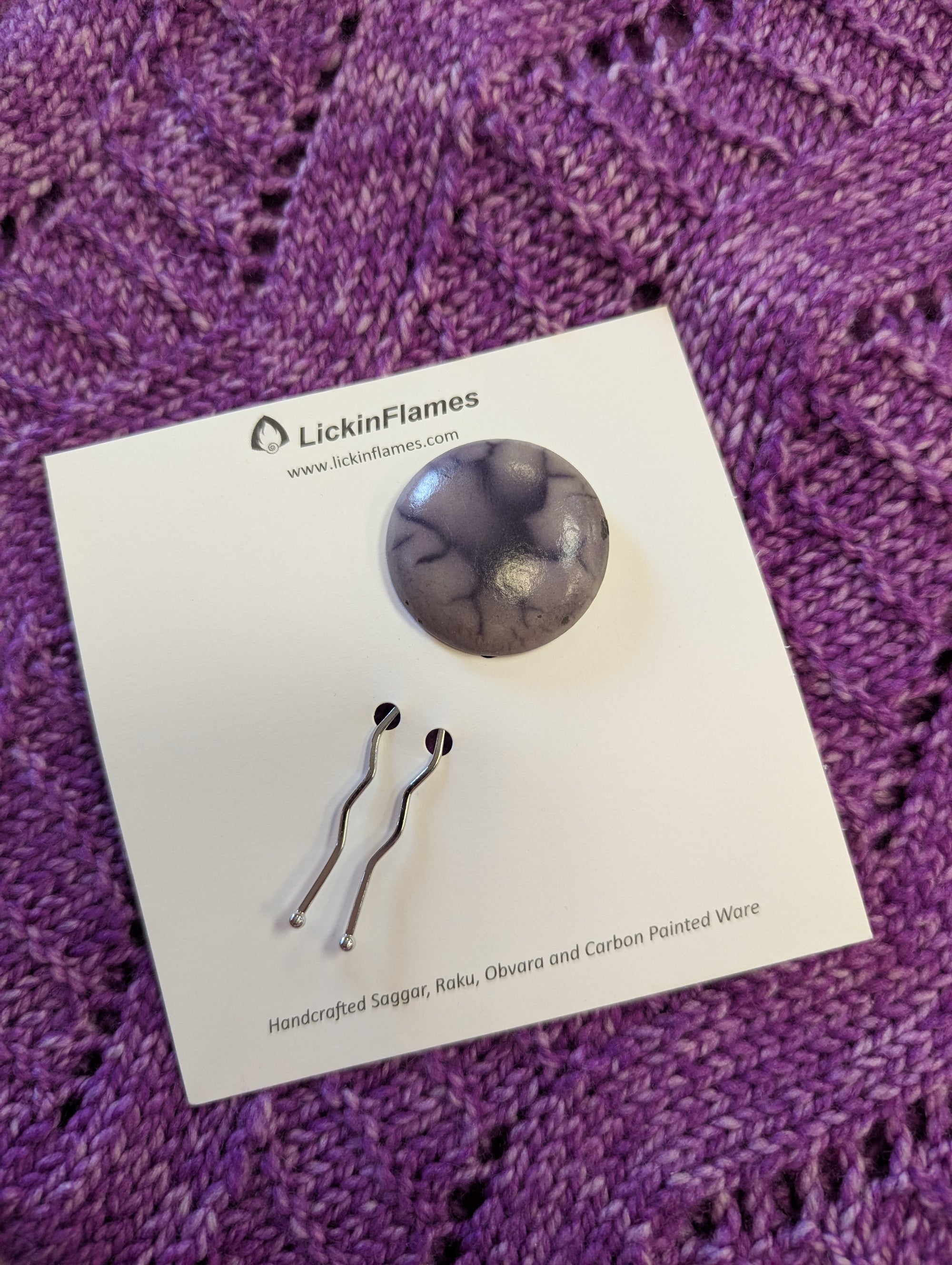 Lickin' Flames 40th Anniversary Shawl Buttons