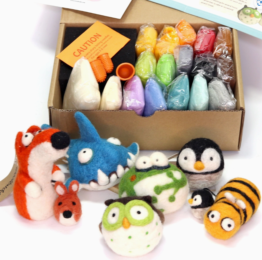 Woolbuddy Needle Felting Kits