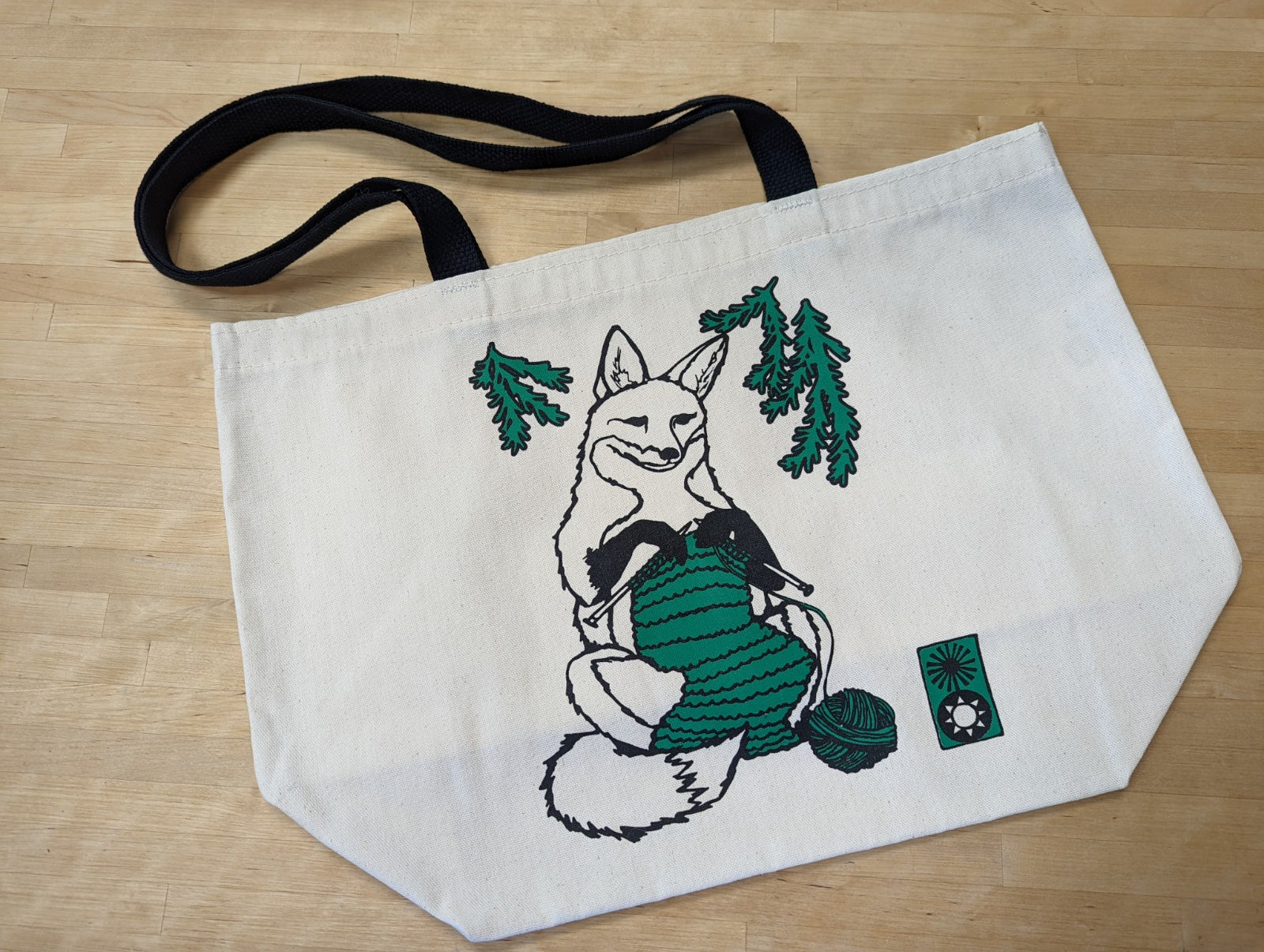 Knitting Animals Project Tote