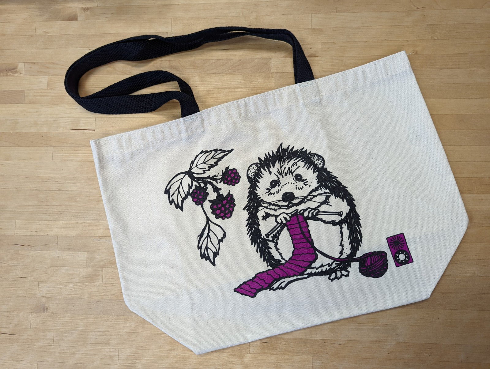 Knitting Animals Project Tote